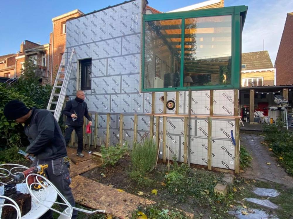 Isolation par l'exterieur - en cours