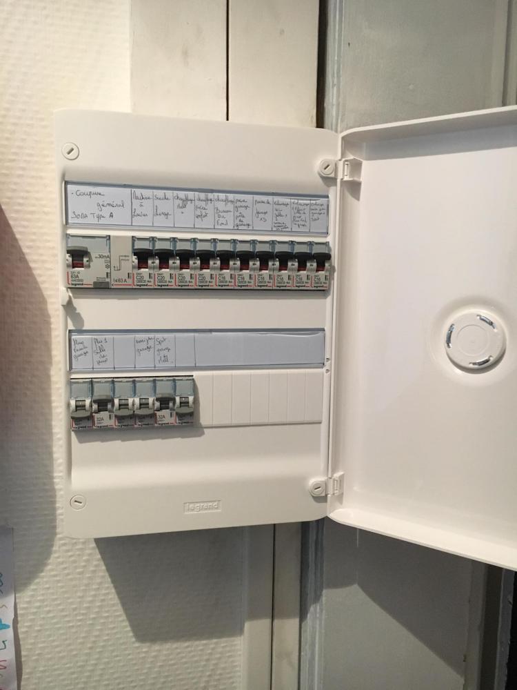 Changement tableau électrique1